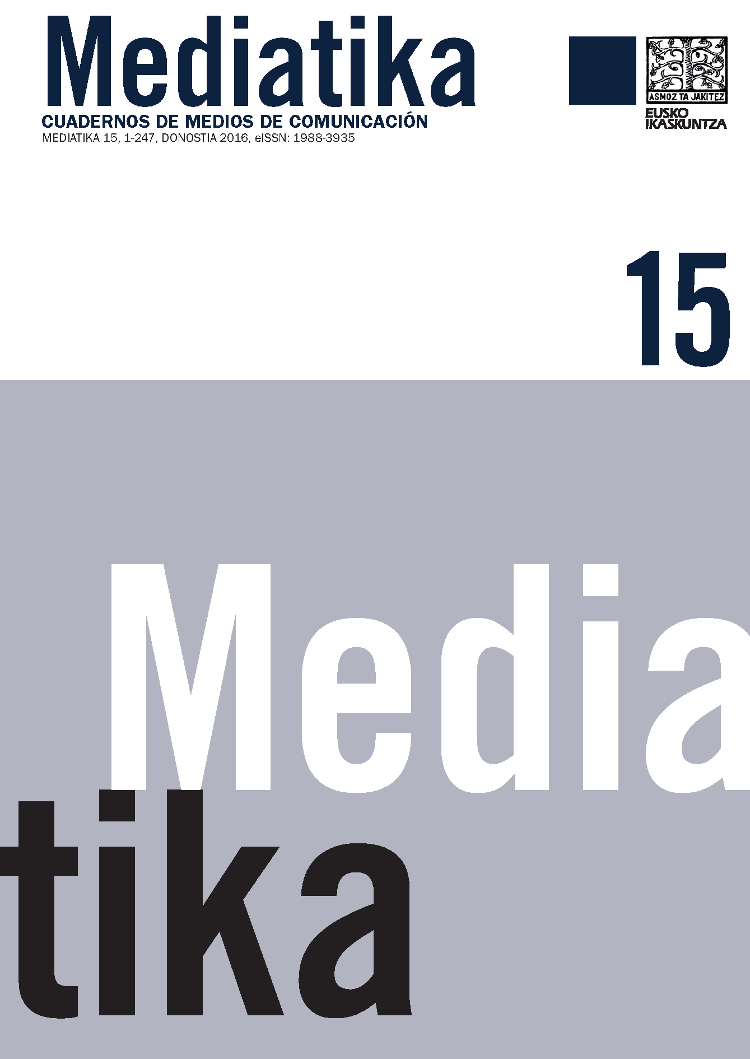 Mediatika. Cuadernos de Medios de Comunicación, 15 [on line]